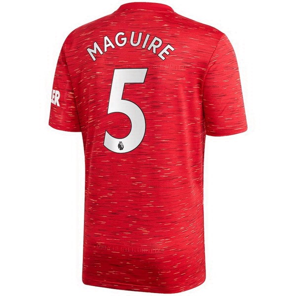 Trikot Manchester United NO.5 Maguire Heim 2020-21 Rote Fussballtrikots Günstig